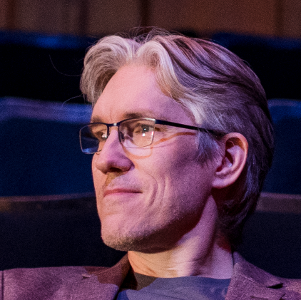 Portrait of Chris Canfield, writer and performer of The Games We Play
